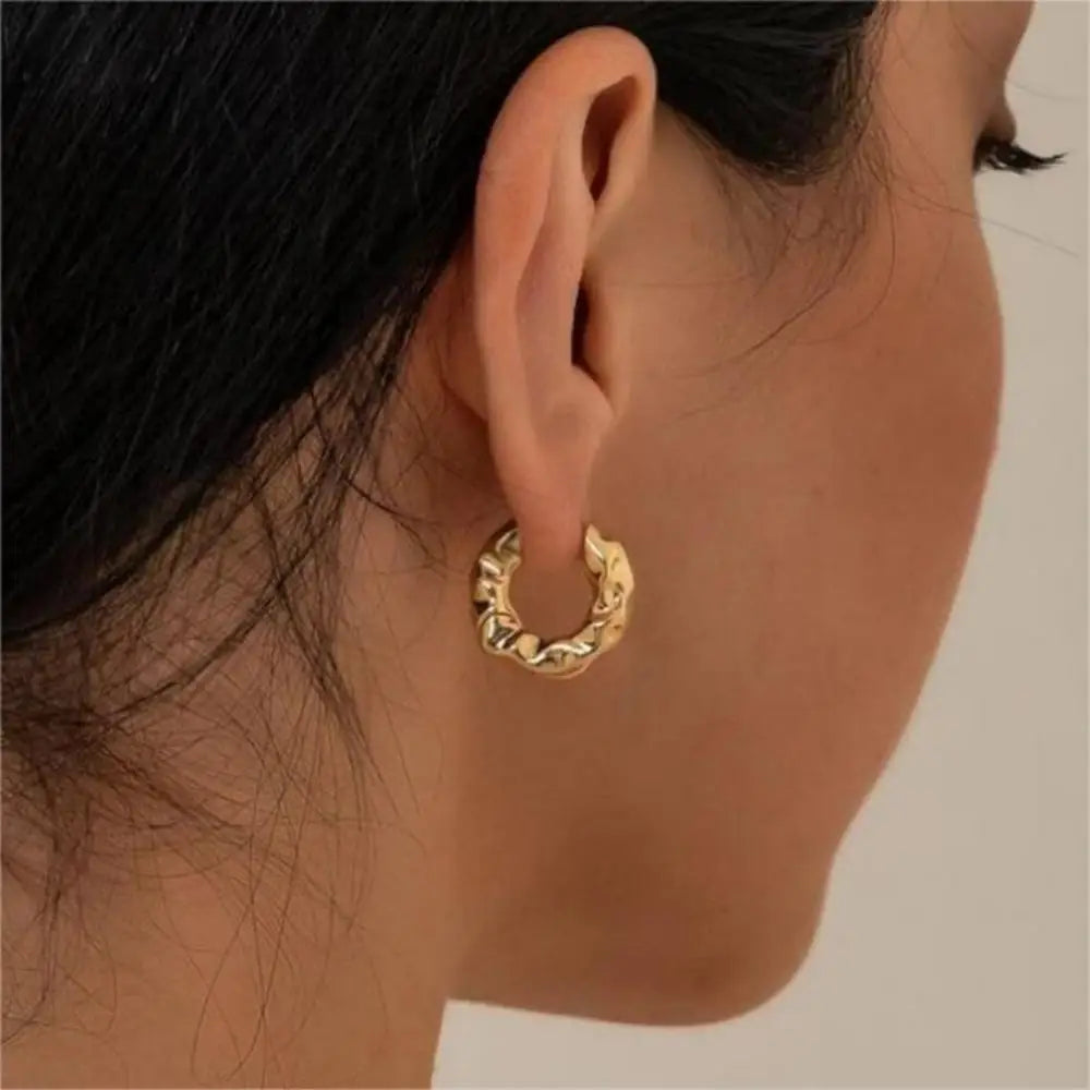 Mariasz Minimalist New Hot Sell Trendy Plated Gold Color Circle